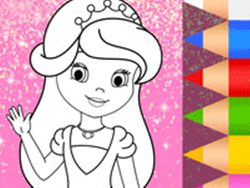 Princess Coloring Glitter - Art Game online game