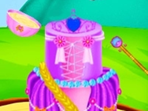 Princess Dress Cake - Fondant Cakes online game