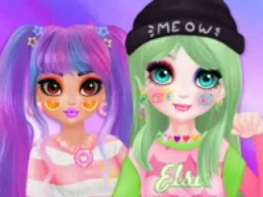Princess E-Girl vs Soft Girl - Makeover Game online game