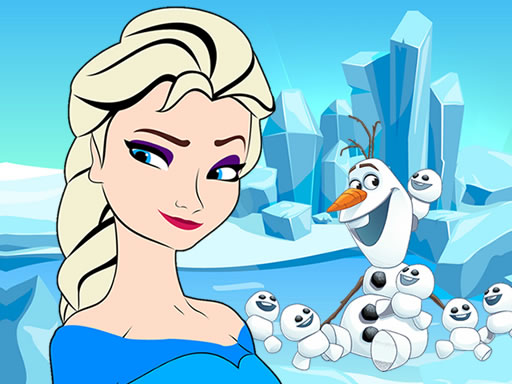 Princess Elsa Hidden Hearts online Puzzle game