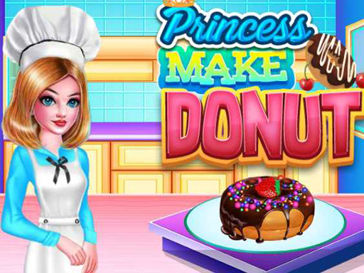 PRINCESS MAKE DONUT COOKING online Girls game