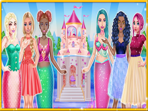 Princess & Mermaid Doll House Decorating online game