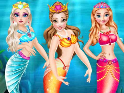Princess Mermaid Style Dress Up online Girls game