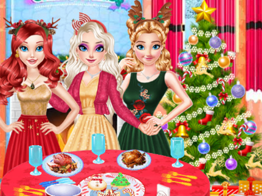 Princess Perfect Christmas Party Prep online game
