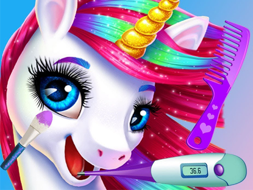 Princess Pony Beauty Makeover: Unicorn Salon online Girls game