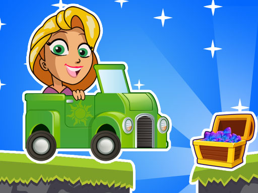 Princess Rapunzel Car Racing Adventure online Racing game