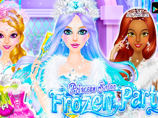 Princess Salon: Frozen Party Princess online game