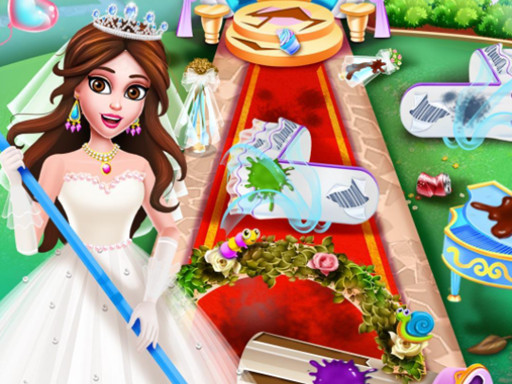 Princess Wedding Cleaning online Girls game
