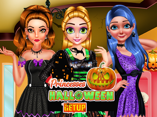 Princesses Halloween Getup online game