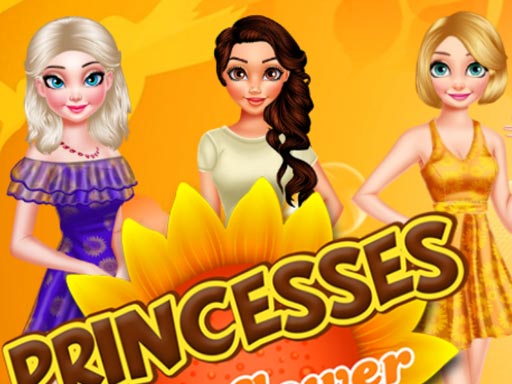 PRINCESSES SUNFLOWER DELIGHT online Girls game