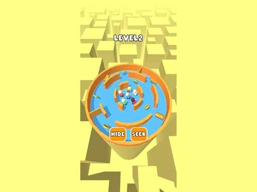 Private hide and seek online game