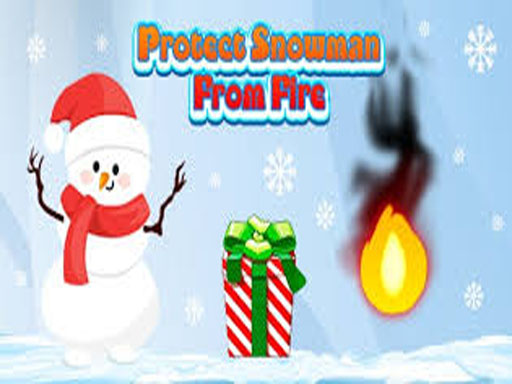 Protect Snowman From Fire online game