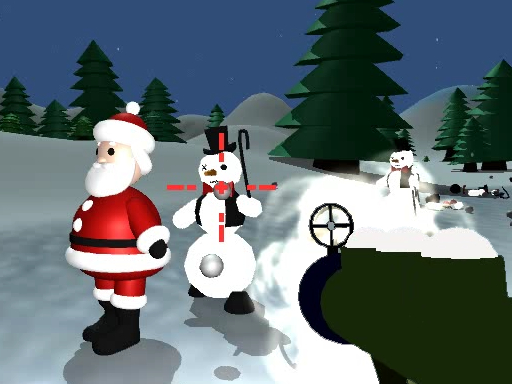 Protect the Santa online Shooting game