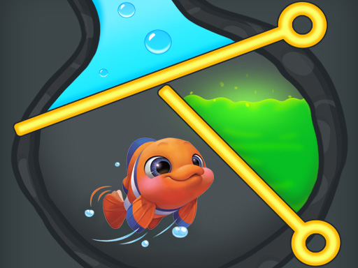 Pull the Pin Fish Rescue online puzzle game