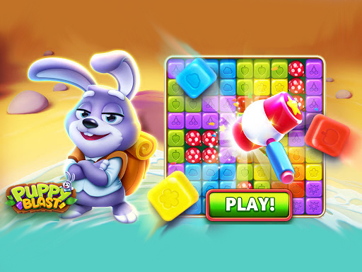 Puppy Blast - pets puzzle adventure online game