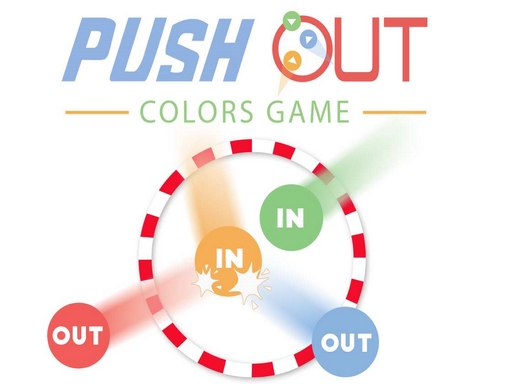 Push out : colors game Multiplayer free online game