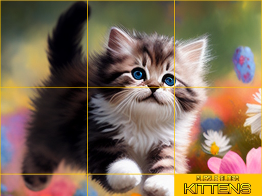Puzzle Sliding   Kittens online game