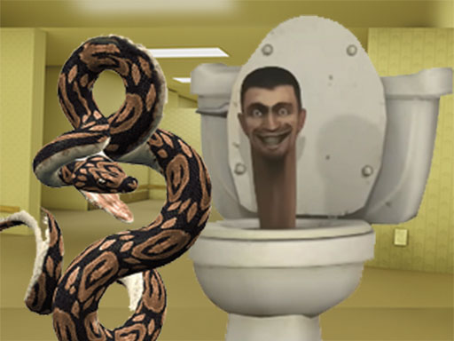 Python Snake Kill Skibidi Toilet Backrooms online game