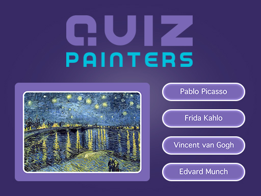 Quiz Painters online Hypercasual game