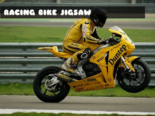 RACING BIKE JIGSAW online game