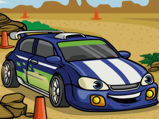Racing Cartoons Jigsaw online game