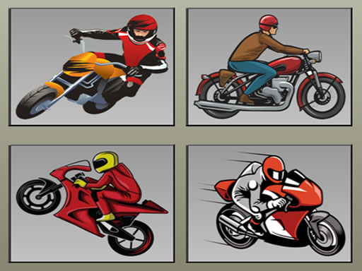 Racing Motorcycles Memory online Puzzle game