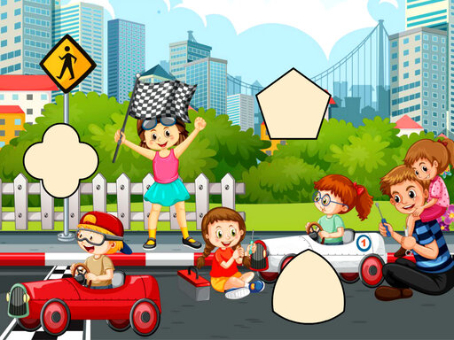 Racing Pic Pasting online game