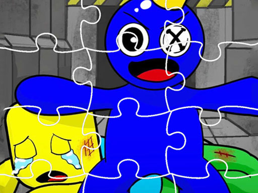 Rainbow Friend Cartoon Jigsaw online game