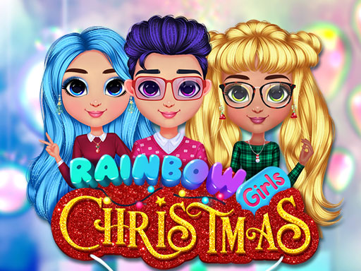 Rainbow Girls Christmas Party online game
