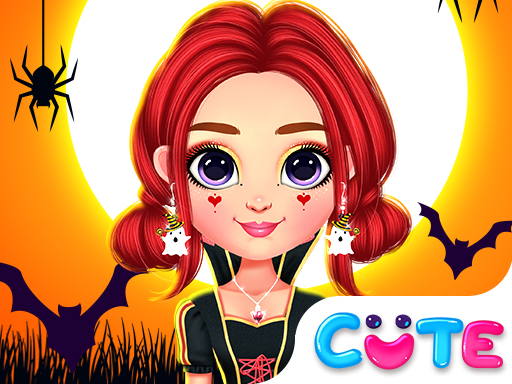Rainbow Girls Halloween Salon online game