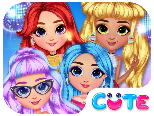 Rainbow Girls NYE Fashion online game