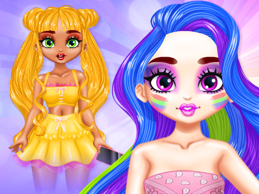 Rainbow Social Media Influencers online Girls game