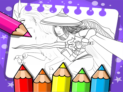 Raya And The Last Dragon Coloring online game