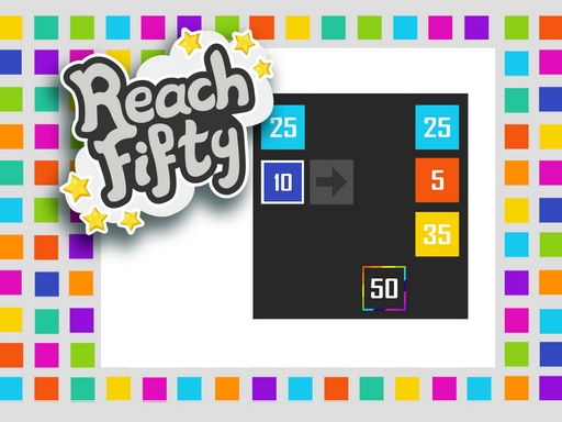 Reach Fifty online Puzzle game
