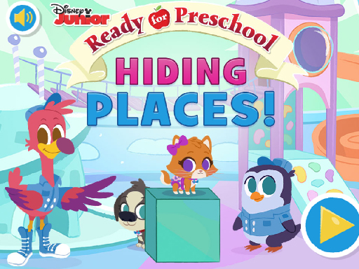 Ready for Preschool Hiding Places online Puzzle game