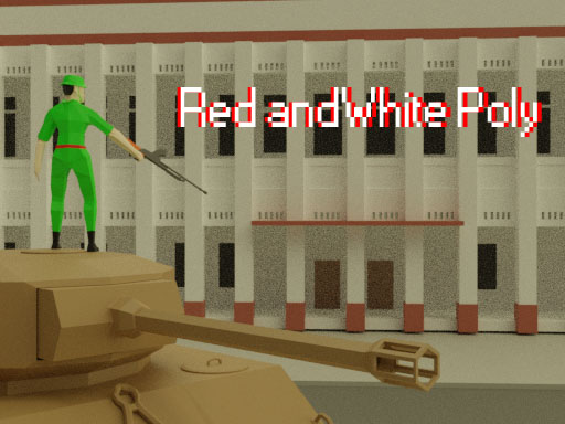 Red and White Poly online game