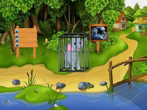 Rescue The Elephant Calf online game