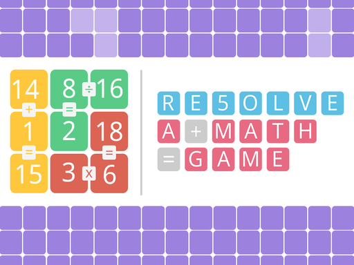 RESOLVE : a math game online Hypercasual game