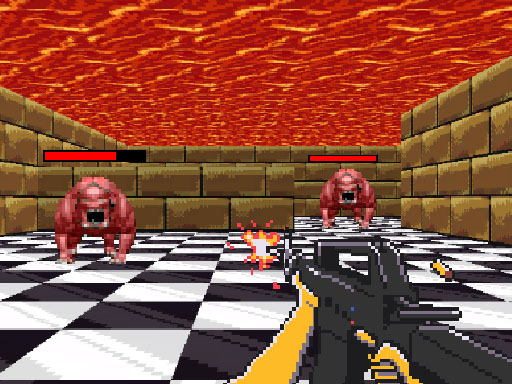 Retro FPS Escape online game