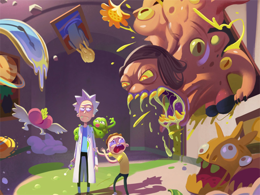 Rick and Morty Slide online game