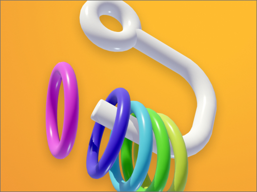 Ring Fall 3D online game
