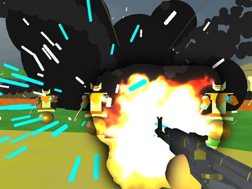 Robot Base Shootout 3D online Shooting game