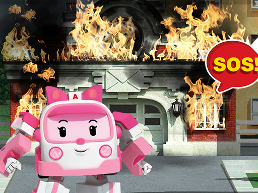Robot Car Emergency Rescue online Girls game