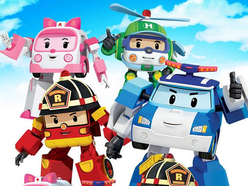 Robot Cars Match 3 online game