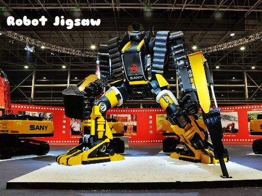Robot Jigsaw online game