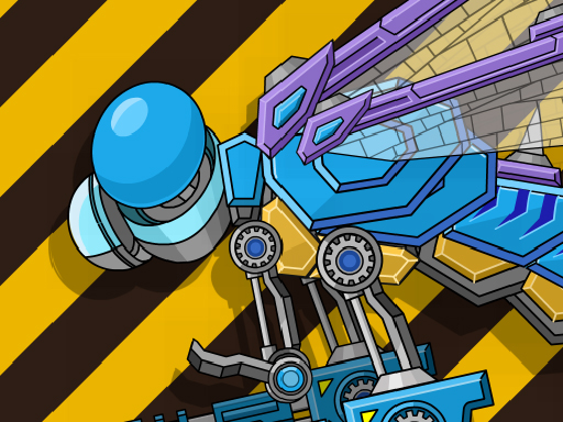 Robot Jurassic Dragonfly online Puzzle game