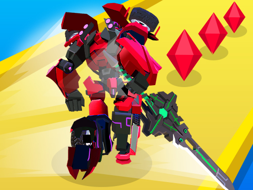 Robot Runner Fight online Racing game