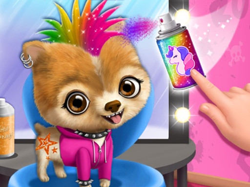 Rock Star Animal Hair Salon online Girls game