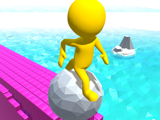 Roll Run 3D - Tap to roll online game