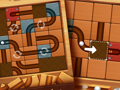 Roll the Ball: Sliding Block Rolling Puzzle online Puzzle game